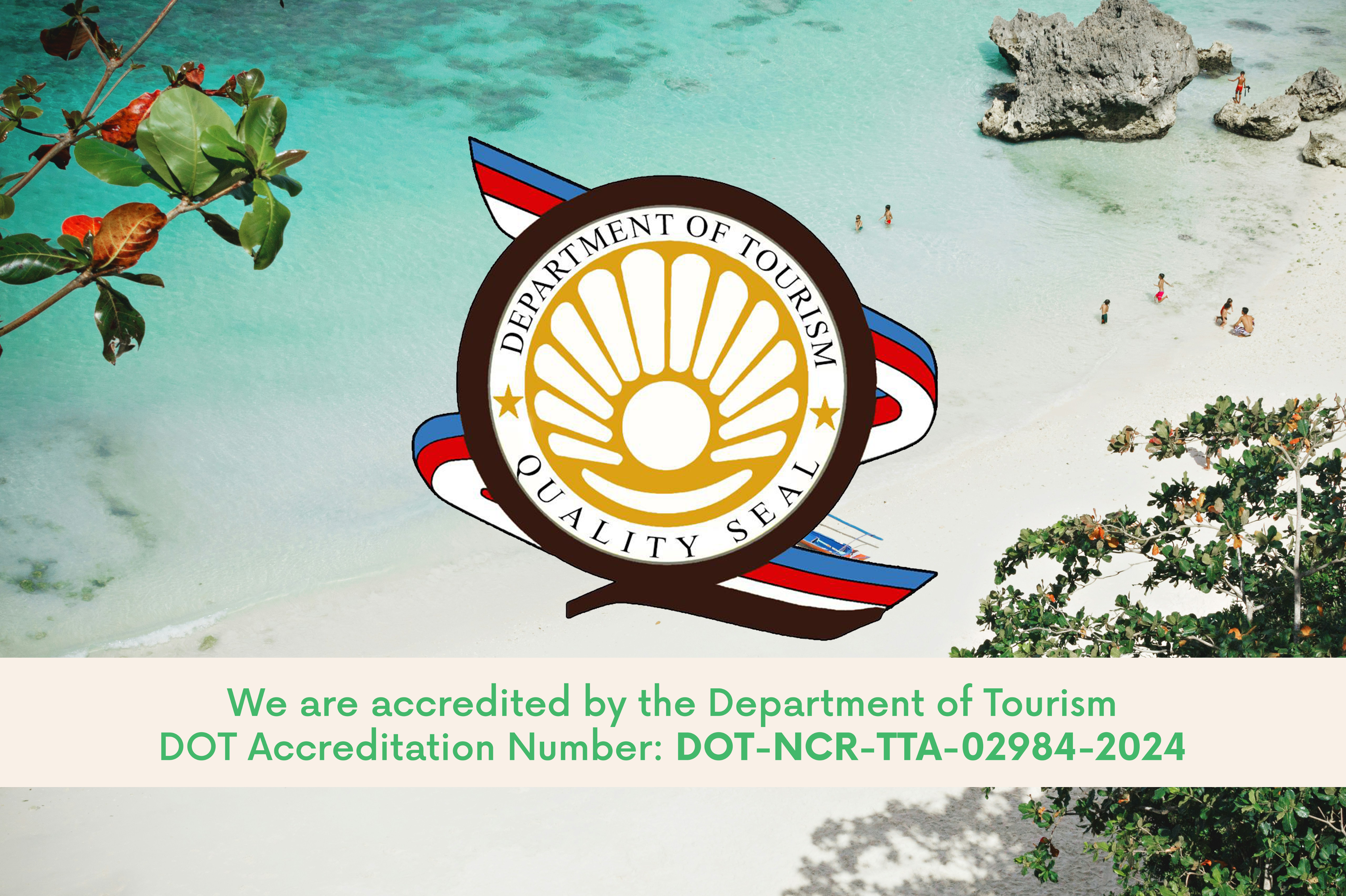 We are accredited by the DOT.